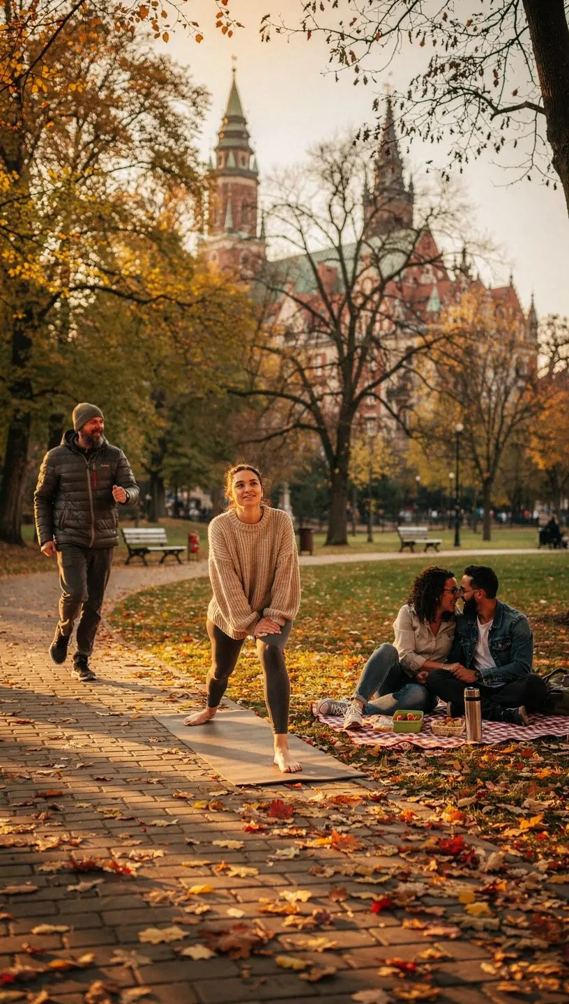 Profesjonalista wykonujący ćwiczenia oddechowe wspomagające regenerację organizmu.